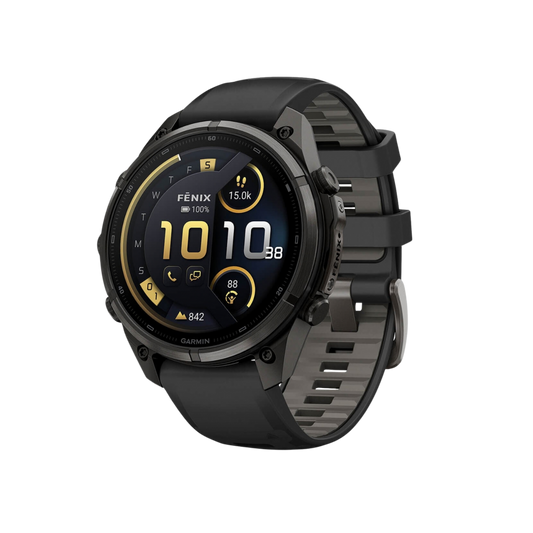 With advanced GPS navigation, TopoActive mapping, comprehensive health monitoring and extensive multisport functionality, the fēnix 9 Pro is engineered for demanding adventures and everyday training.