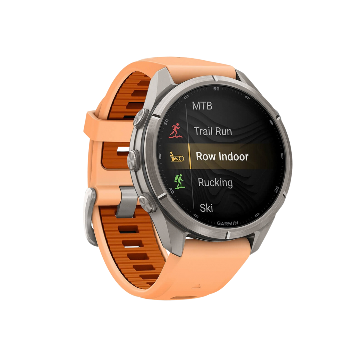 Garmin fēnix 9 Pro inReach 43mm Titanium Orange Strap Smartwatch