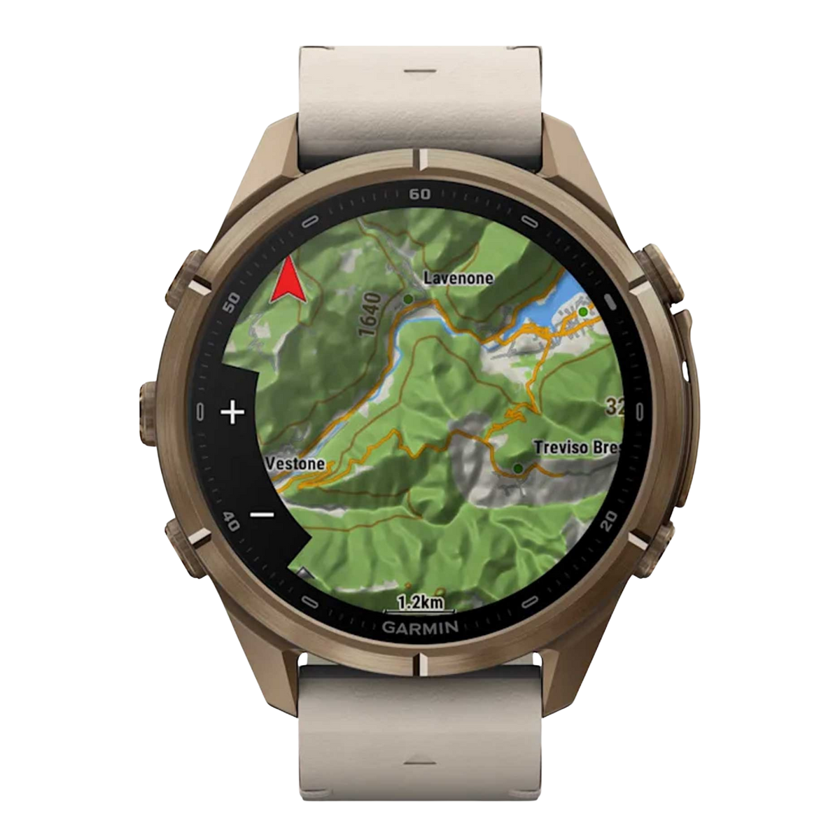 Garmin fēnix 9 Pro inReach 43mm Autumn Gold Titanium Leather Smartwatch