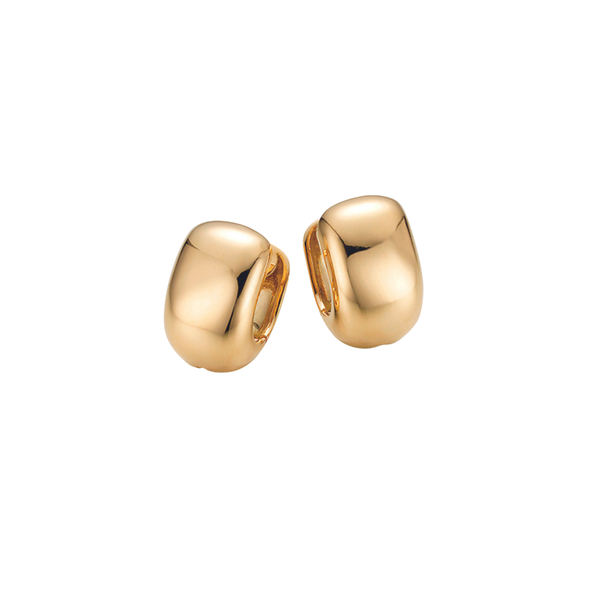 The 12mm Hoop Earrings in 18ct Yellow Gold, beautifully crafted with a timeless hoop design for effortless everyday elegance.