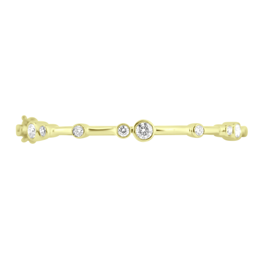 Crafted from 18ct yellow gold on a Transparent Background
