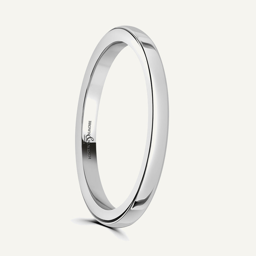 Gents Classic Court Wedding Ring