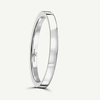 Gents Flat Court Wedding Ring