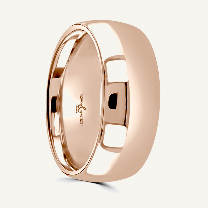 Gents Classic Court Wedding Ring