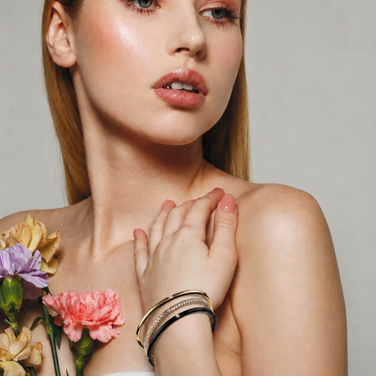 The perfect bangle stack from the Populse Glam collection for the jewellery collectors who appriciate something a little different.