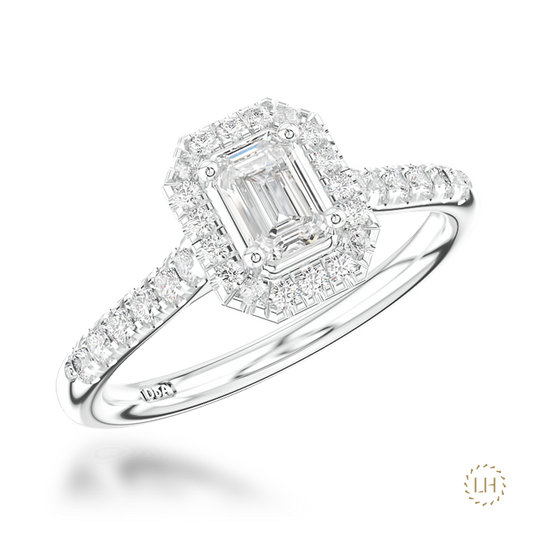 Petite Skye Emerald 0.44ct H VVS