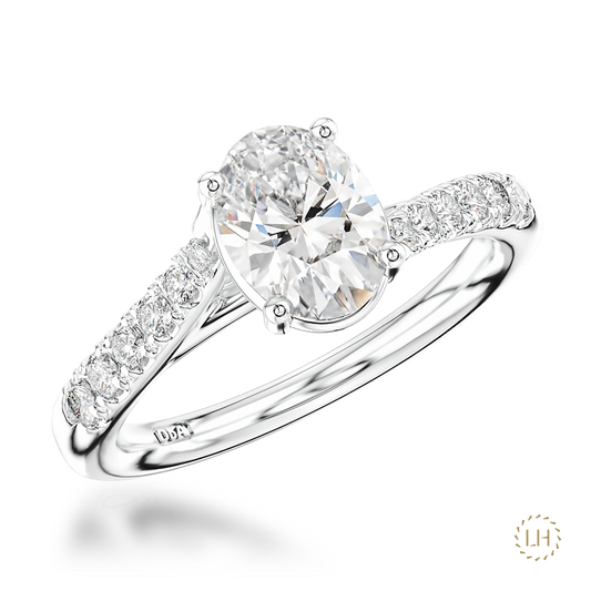 Capri Skye Oval 0.91ct H IF