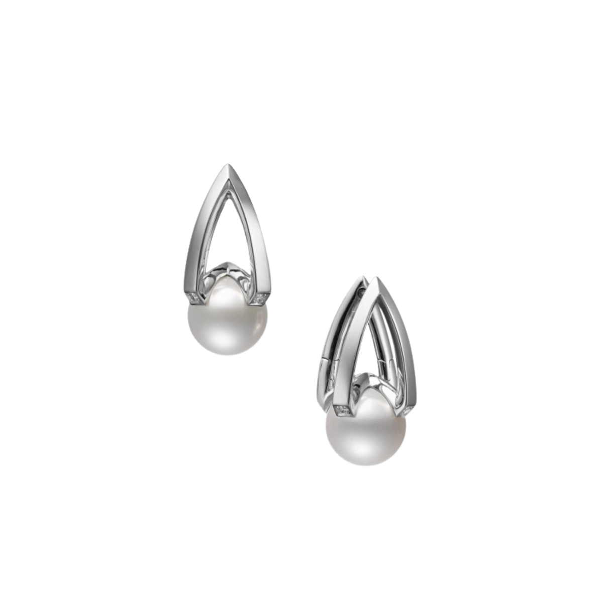 Mikimoto M Collection 6.5mm Akoya Cultured Pearl Earrings in 18ct White Gold
