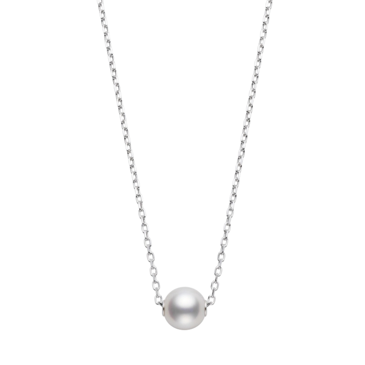 Mikimoto 8mm Akoya Cultured Pearl Pendant in 18ct White Gold