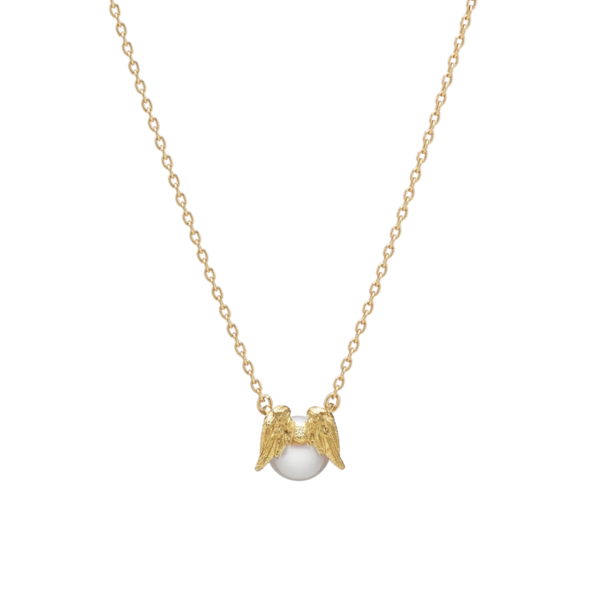 Mikimoto Angel Wings 6.25mm Akoya Cultured Pearl Pendant in 18ct Yellow Gold