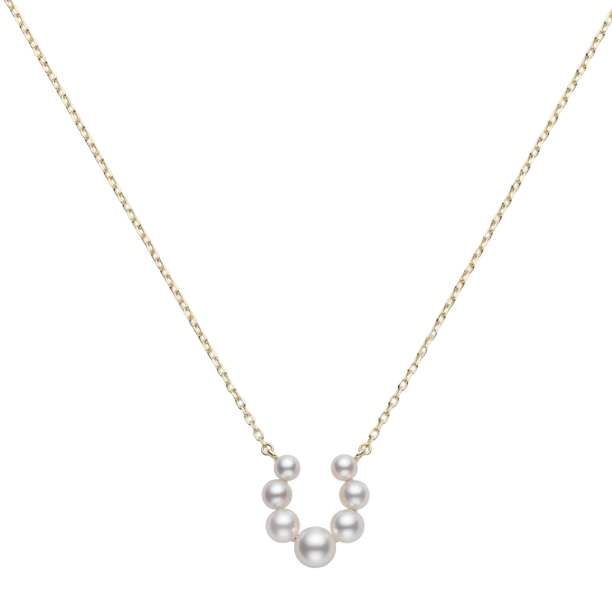 Mikimoto Bubble Akoya Cultured Pearl and Diamond Pendant in 18ct Yellow Gold