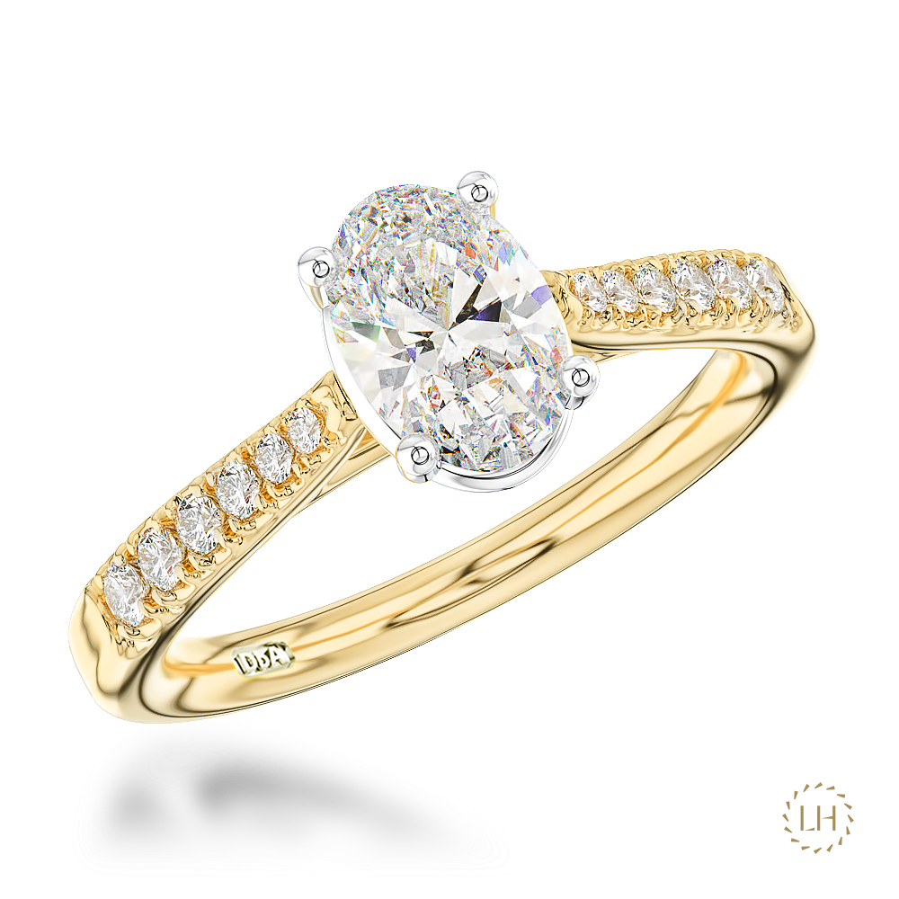 Skye Classic Oval 0.90ct D VS2
