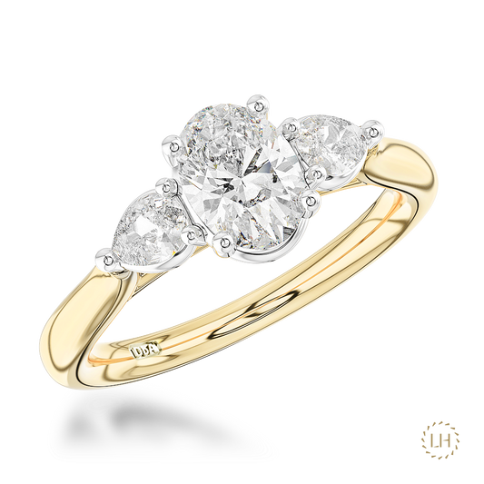 Florentine Oval 1.14ct F VVS2