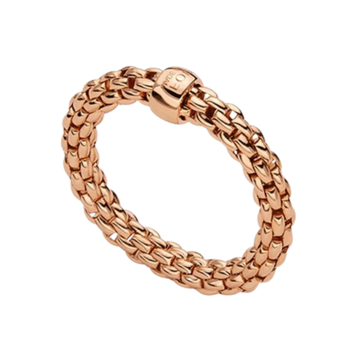 Crafted from luxurious 18ct rose gold, this medium FOPE Essentials ring combines clean, contemporary styling with the comfort of the signature Flex'it design.