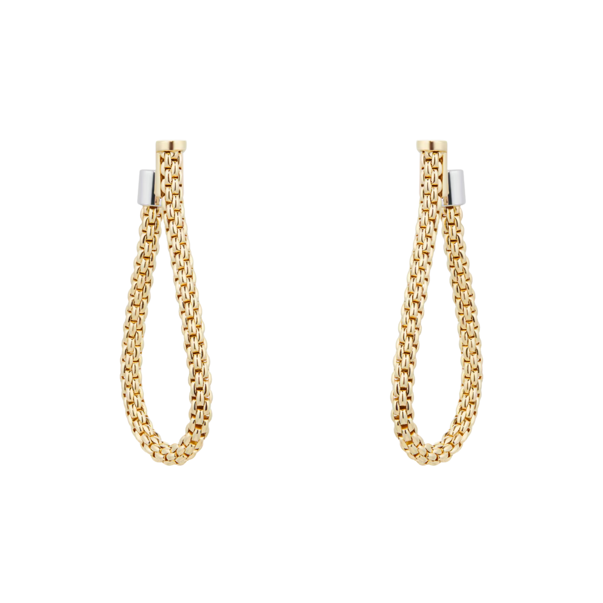 The FOPE Essentials Flex’it Medium Teardrop Earrings are a refined expression of modern Italian luxury, crafted in 18ct yellow gold.