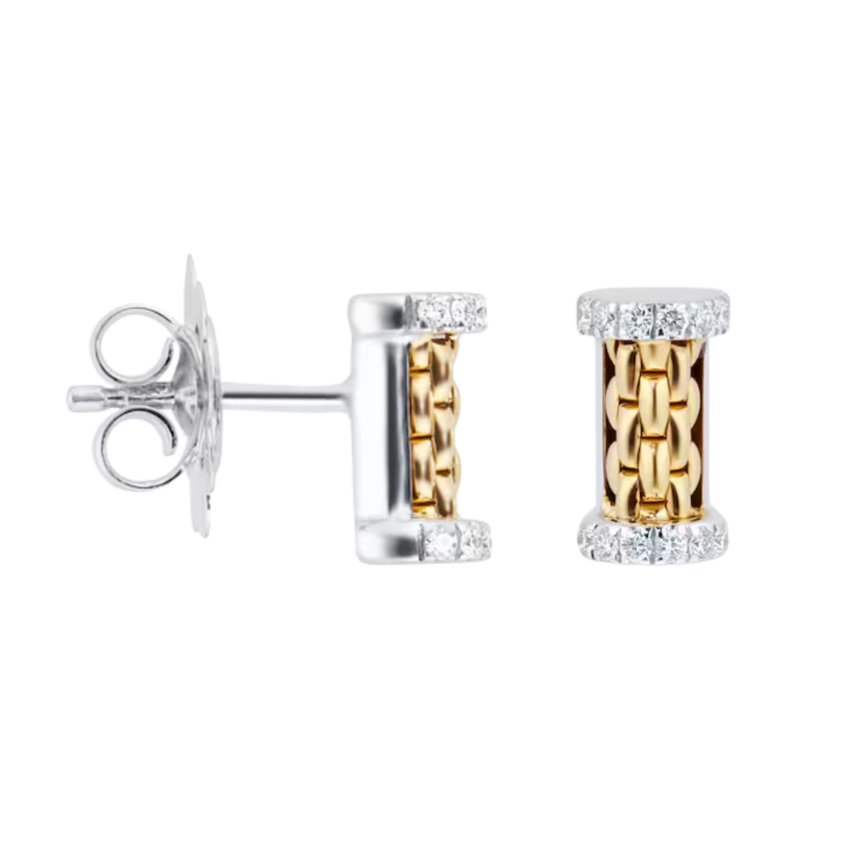 The 0.17ct of brilliant cut diamonds adds a delicate touch of sparkle, making them ideal for both everyday wear and special occasions.
