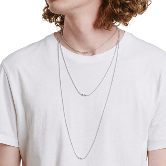 FOPE Solo Flex’it necklace in 18ct white gold perfectly captures the collection's philosophy of combining innovative engineering with refined Italian design.