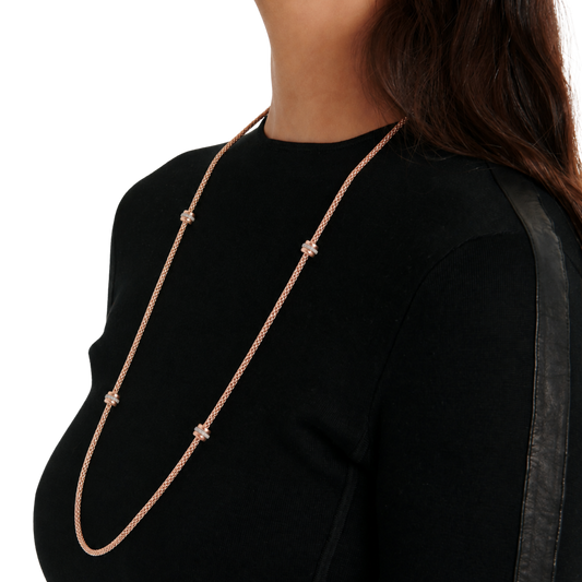 Fope Prima Flex'it necklace in 80cmcan be worn long or doubled for a beautifully layered finish.