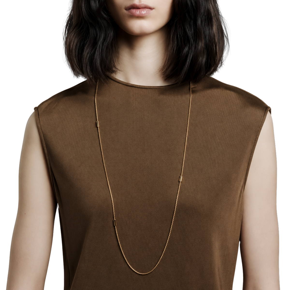 Designed with FOPE's signature Italian craftsmanship, this Aria necklace is made from 18ct rose gold and finished with a delicate 0.02ct diamond detail. 