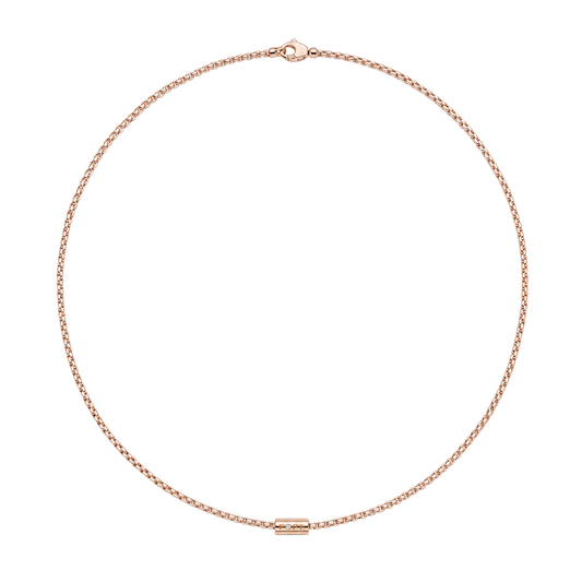Its 90cm length creates a graceful silhouette that works beautifully on its own or layered.