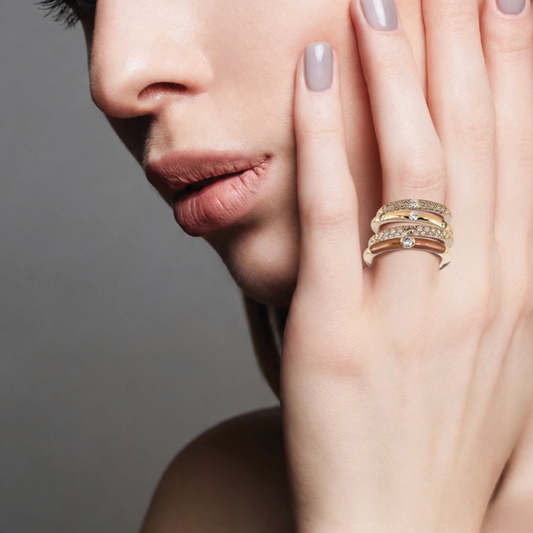Whether worn as a standalone piece or part of a jewellery stack, this 18ct yellow gold diamond ring is the perfect piece to elevate your jewellery collection.