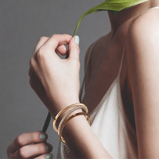 The perfect bangle stack from the Populse Cappuccino collection for the jewellery collectors who appriciate something a little different.