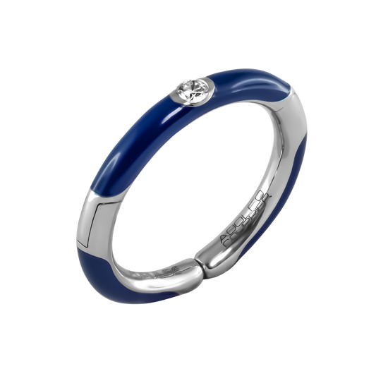 Adolfo Courrier Populse Jeans 18ct White Gold Diamond Ring