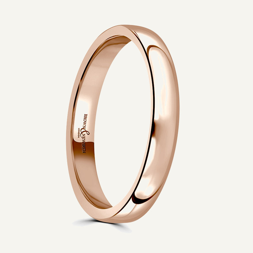 Gents Modern Court Wedding Ring