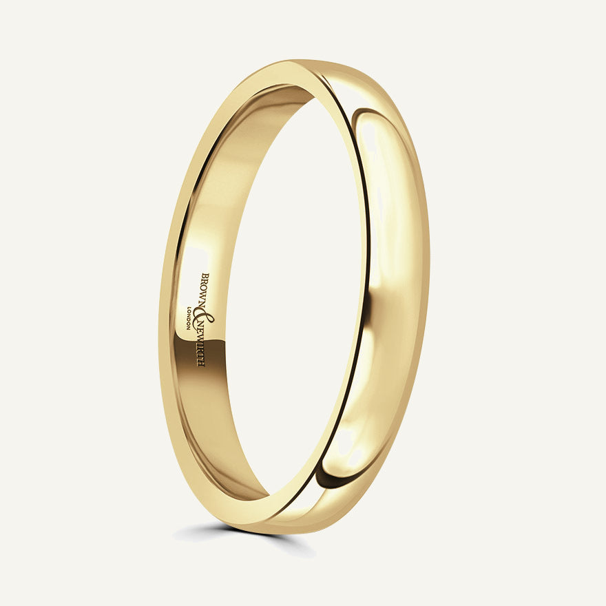 Ladies Modern Court Wedding Ring