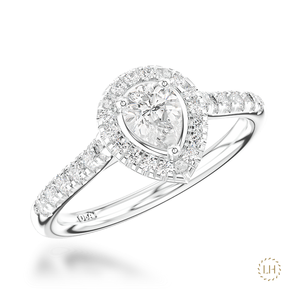 Petite Skye Pear 0.45ct H VS