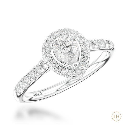Petite Skye Pear 0.45ct H VS