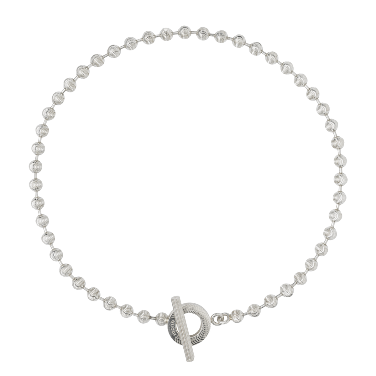 Gucci Boule sterling silver XL chain necklace featuring a bold chunky design with signature Gucci detailing.