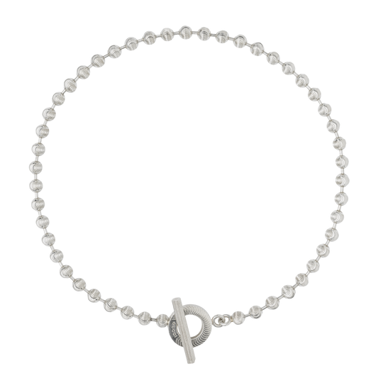 Gucci Boule sterling silver XL chain necklace featuring a bold chunky design with signature Gucci detailing.