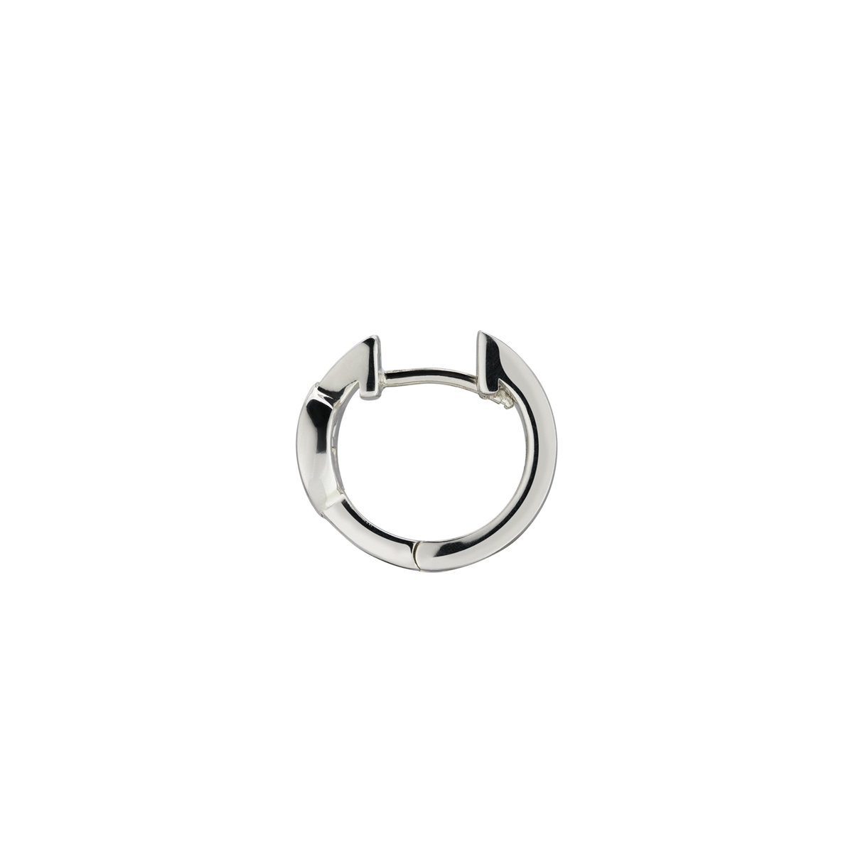 Gucci Interlocking G earrings with polished hoop design and signature Gucci detailing