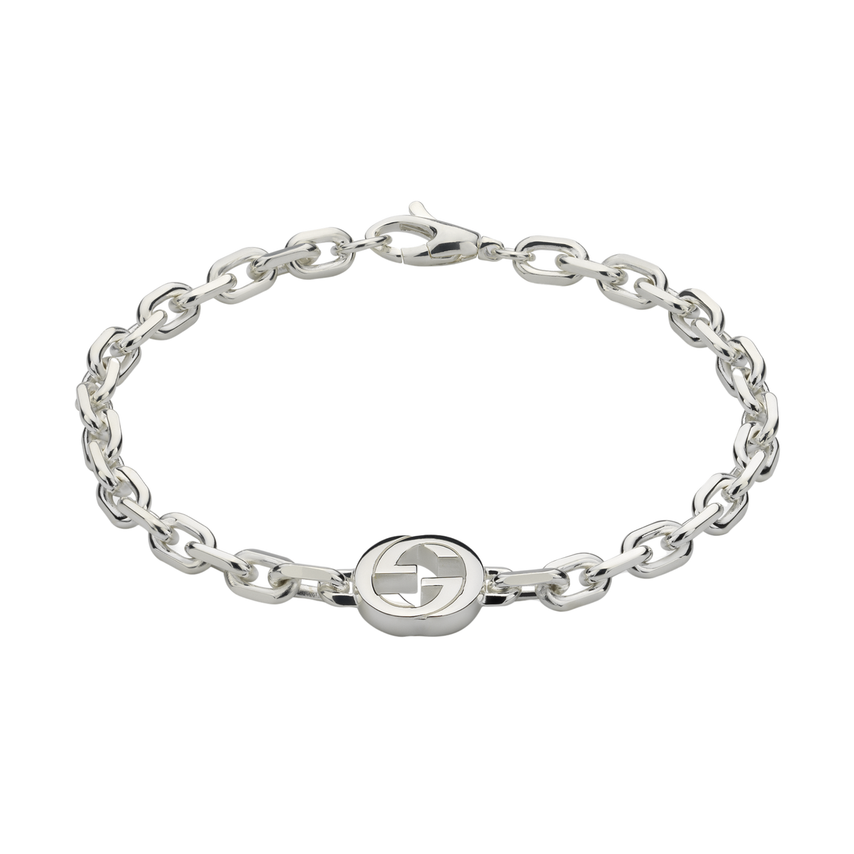 Elegant and unmistakably Gucci, this Interlocking G Diamond Necklace is crafted in 18ct white gold and finished with brilliant diamonds, creating a timeless piece to wear every day or treasure for special occasions.