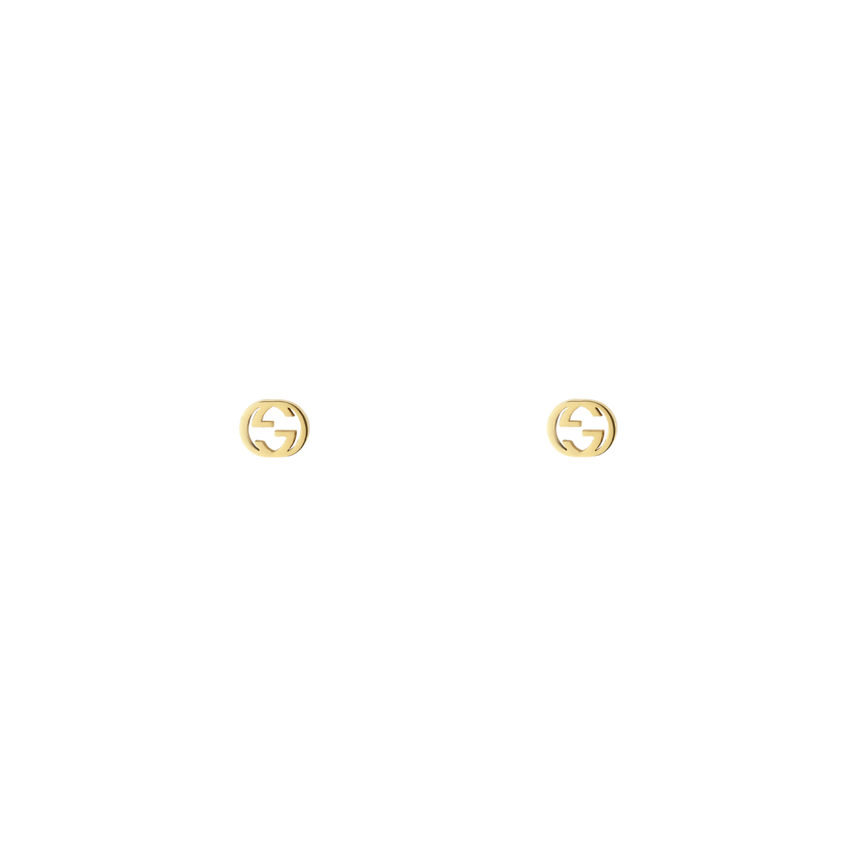 A timeless expression of Gucci’s fine jewellery craftsmanship, these Interlocking G stud earrings are crafted from 18ct yellow gold and feature the brand’s iconic logo in a sleek, minimalist design. Made in Italy, they offer a polished finish and lightweight feel, making them an effortless choice for everyday luxury with subtle designer appeal.