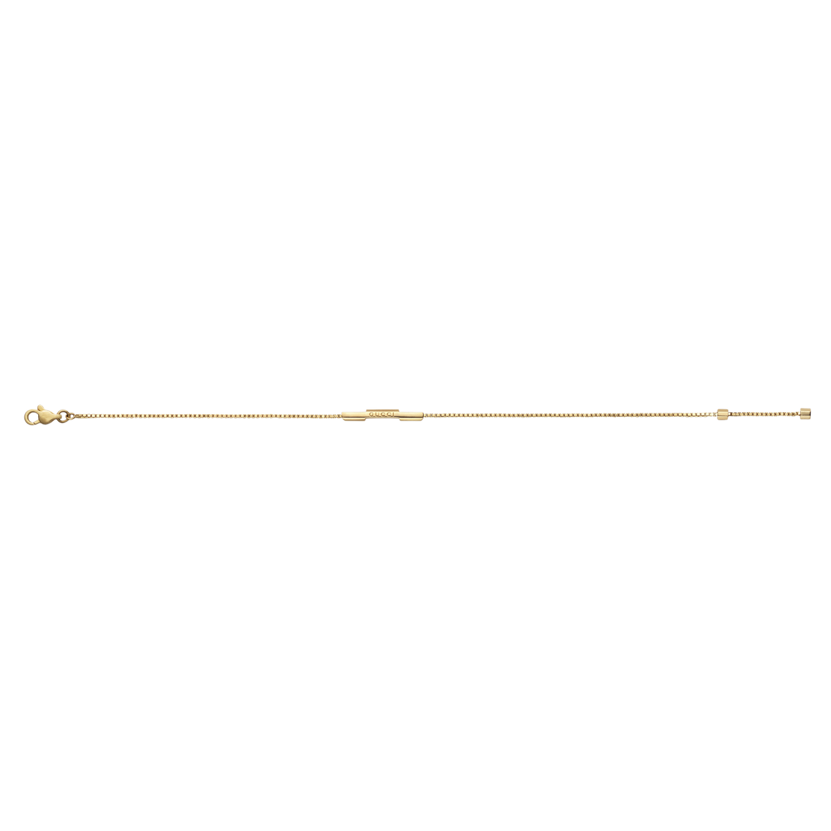 Understated yet striking, this Gucci Link to Love bracelet is crafted from polished yellow gold and designed with a contemporary architectural link style. Inspired by modern interpretations of love and connection, it offers a refined luxury finish that works seamlessly as a standalone statement or part of a layered jewellery stack.