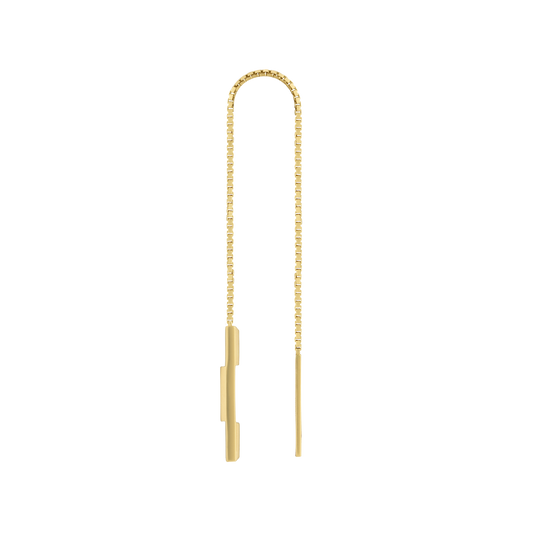 A refined expression of modern fine jewellery, these Gucci Link to Love drop earrings are crafted from radiant 18ct yellow gold with a sleek, elongated silhouette. Their minimalist design reflects the collection’s focus on connection and contemporary elegance, making them a versatile choice for both everyday wear and elevated occasions.