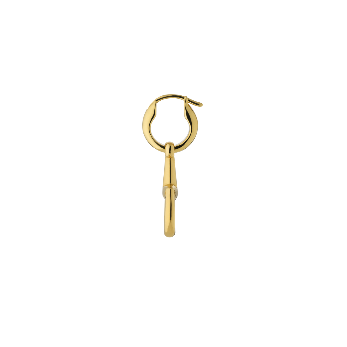 Refined, minimal, and unmistakably Gucci, these Horsebit drop earrings are crafted from polished 18ct yellow gold and finished with the iconic double ring and bar motif. Their sculptural form delivers a contemporary twist on a historic design, making them a timeless yet modern luxury statement.