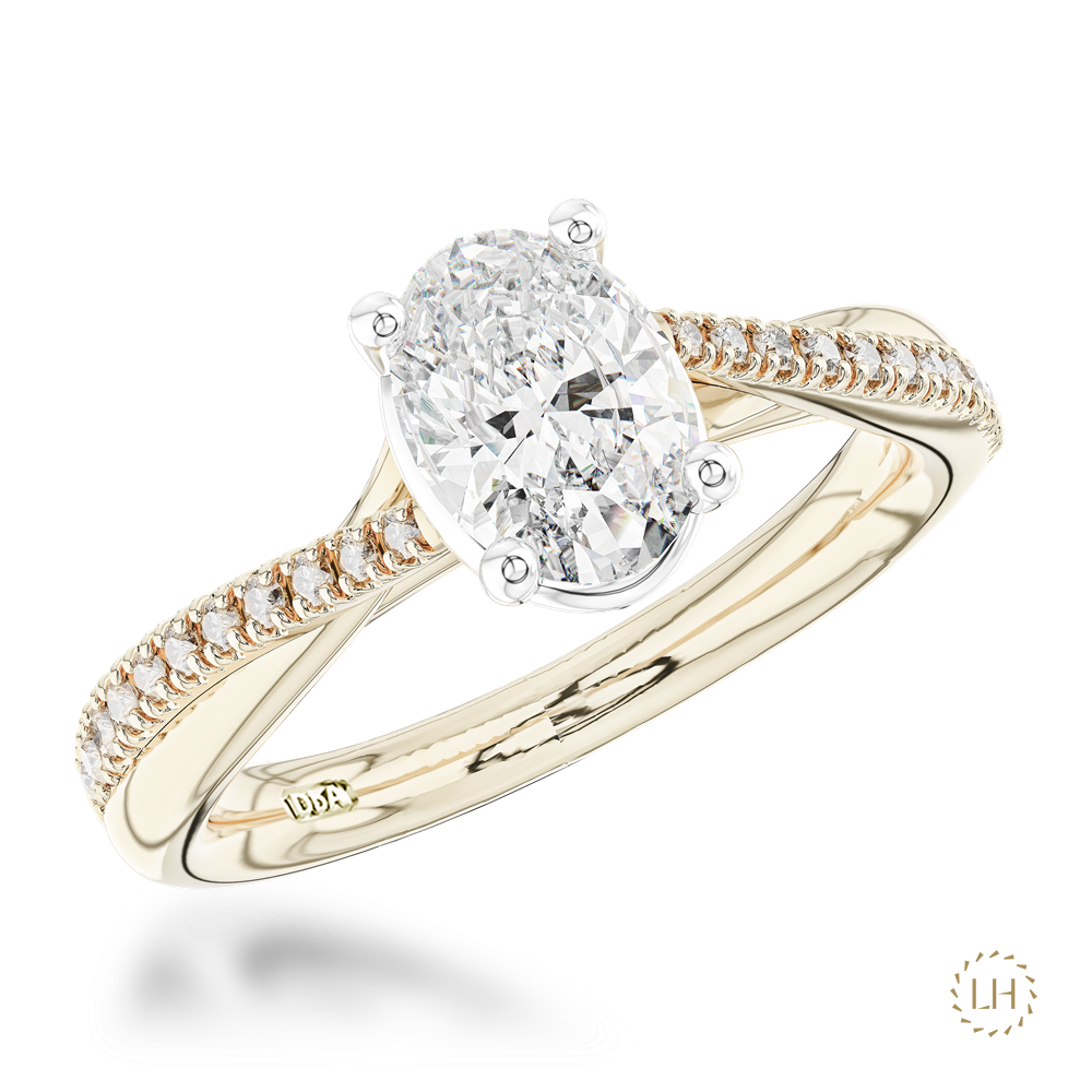 Skye Twist Oval 1.10ct F SI1