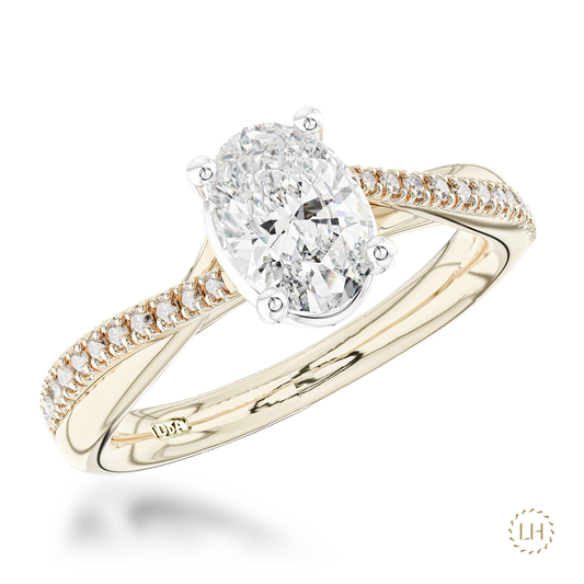 Skye Twist Oval 1.10ct F SI1