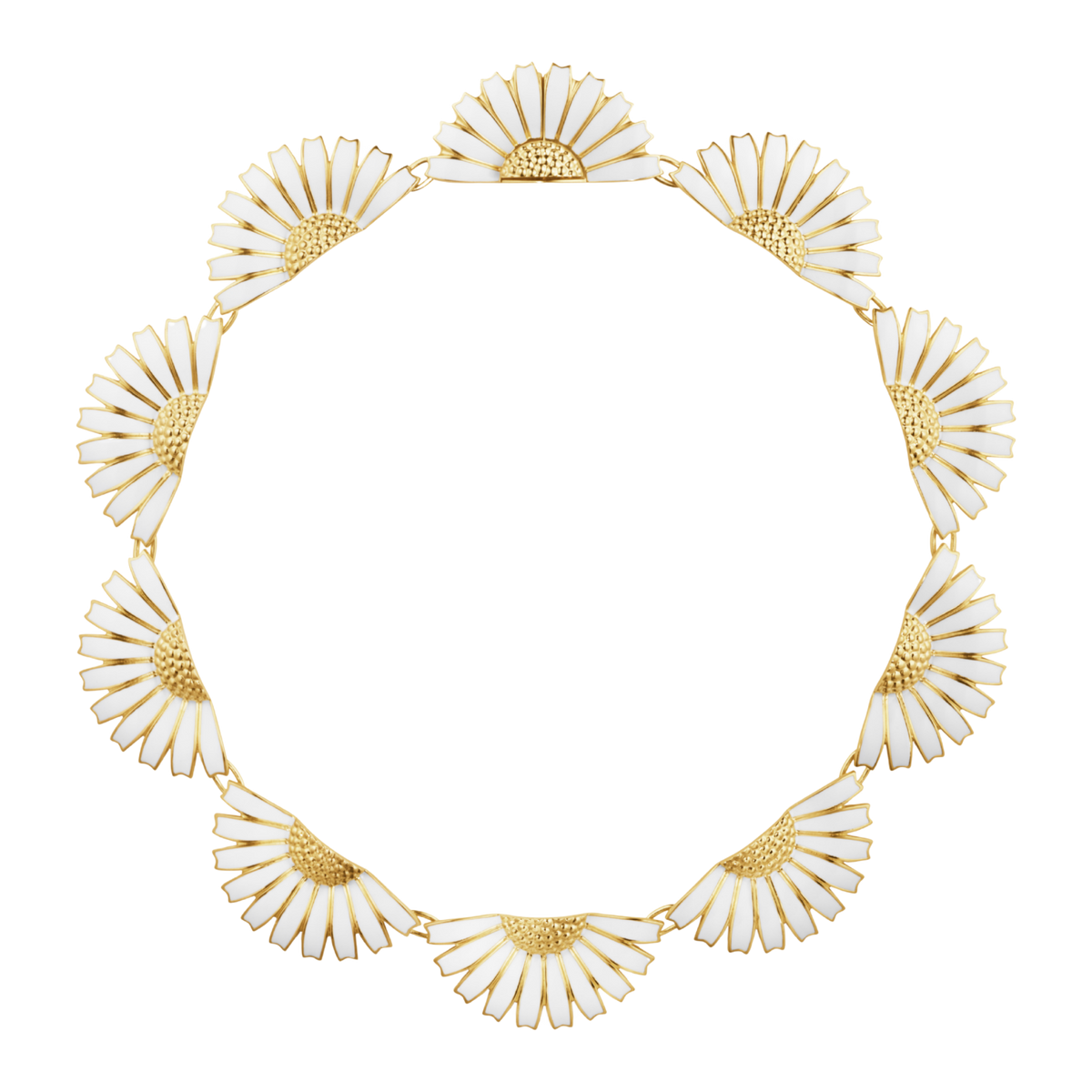 Inspired by the beauty of a daisy in bloom, this refined necklace showcases the clean lines and timeless craftsmanship that define Georg Jensen jewellery. 