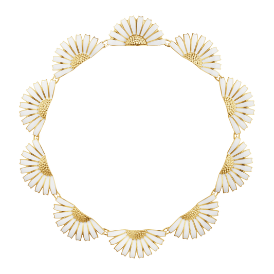 Inspired by the beauty of a daisy in bloom, this refined necklace showcases the clean lines and timeless craftsmanship that define Georg Jensen jewellery. 