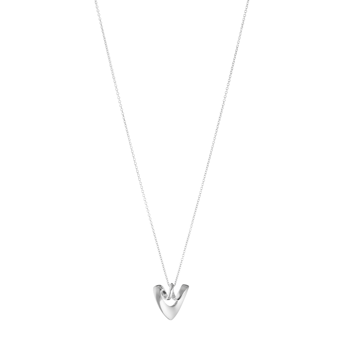 The Georg Jensen Heart Silver Pendant is a timeless symbol of love, beautifully crafted in sterling silver with the soft, flowing curves that define Scandinavian design.