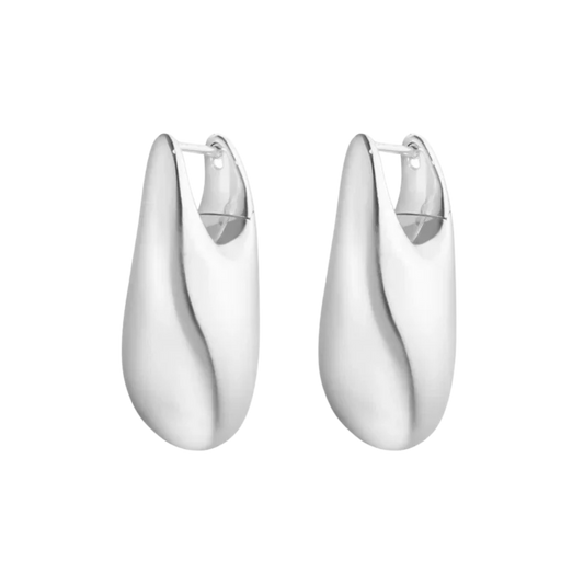 Georg Jensen Reflect Large Sterling Silver Earrings
