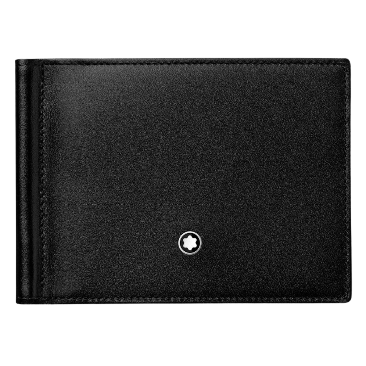 Montblanc Meisterstück Wallet 6CC with Money Clip Black Leather