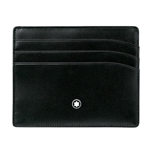 Montblanc Meisterstück Pocket 6CC Black Leather Card Holder