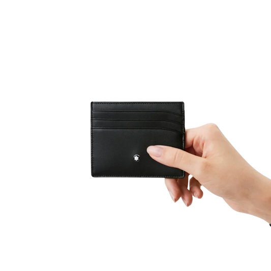 Montblanc Meisterstück Pocket 6CC Black Leather Card Holder