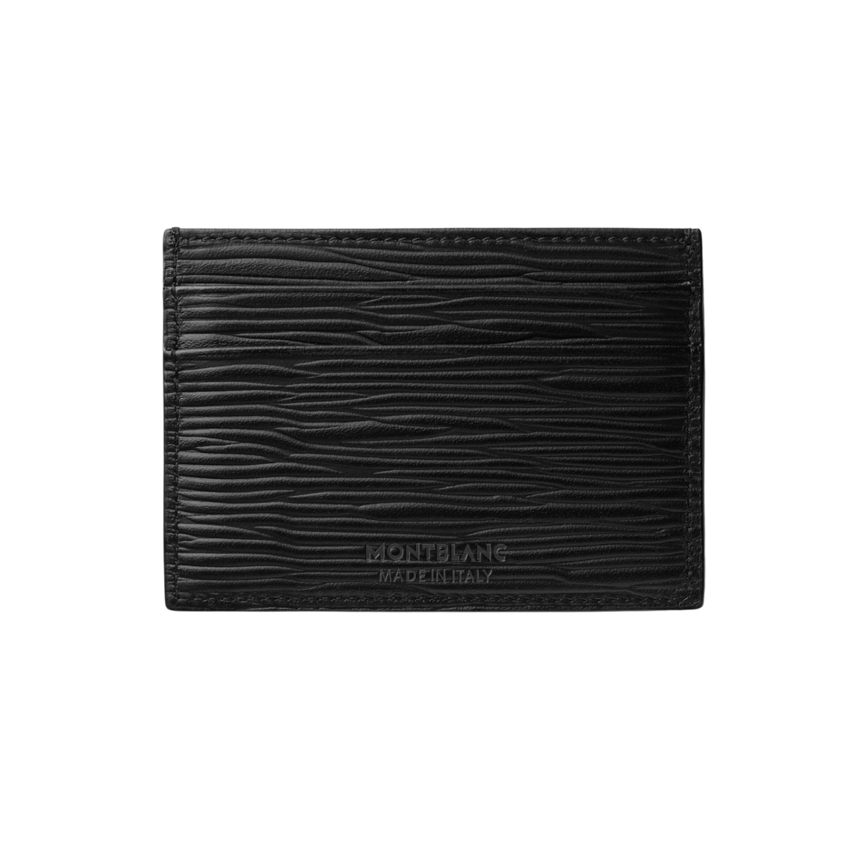 Rear view of Montblanc Meisterstück 4810 Card Holder Black Leather