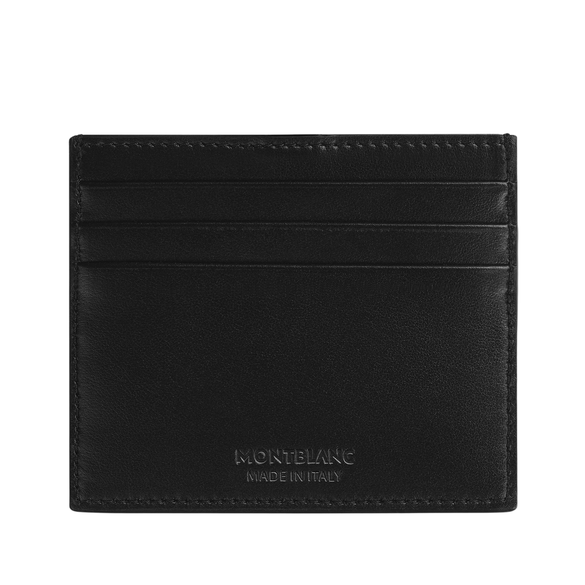 Back View of Montblanc Extreme 3.0 6CC Card Holder Black Leather